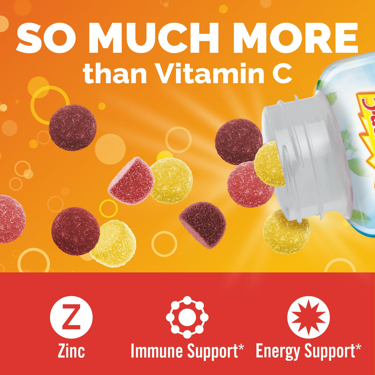 Emergen-C Vitamin C 750mg Immune Support Gummies - 45 Gummies - image 2
