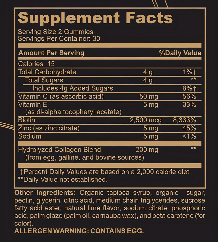 Black Girl Vitamins Collagen Gummies for Hair, Skin & Nails - 60ct - image 2