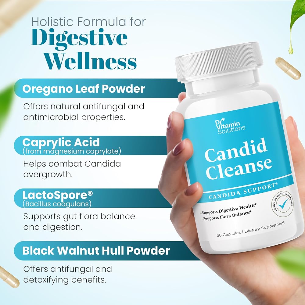 DR VITAMIN SOLUTIONS Candida Cleanse Detox Capsules - 30 Count - image 6