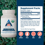 Ayush Herbs Organic Ashwagandha 500 mg - 120 Capsules - image 3