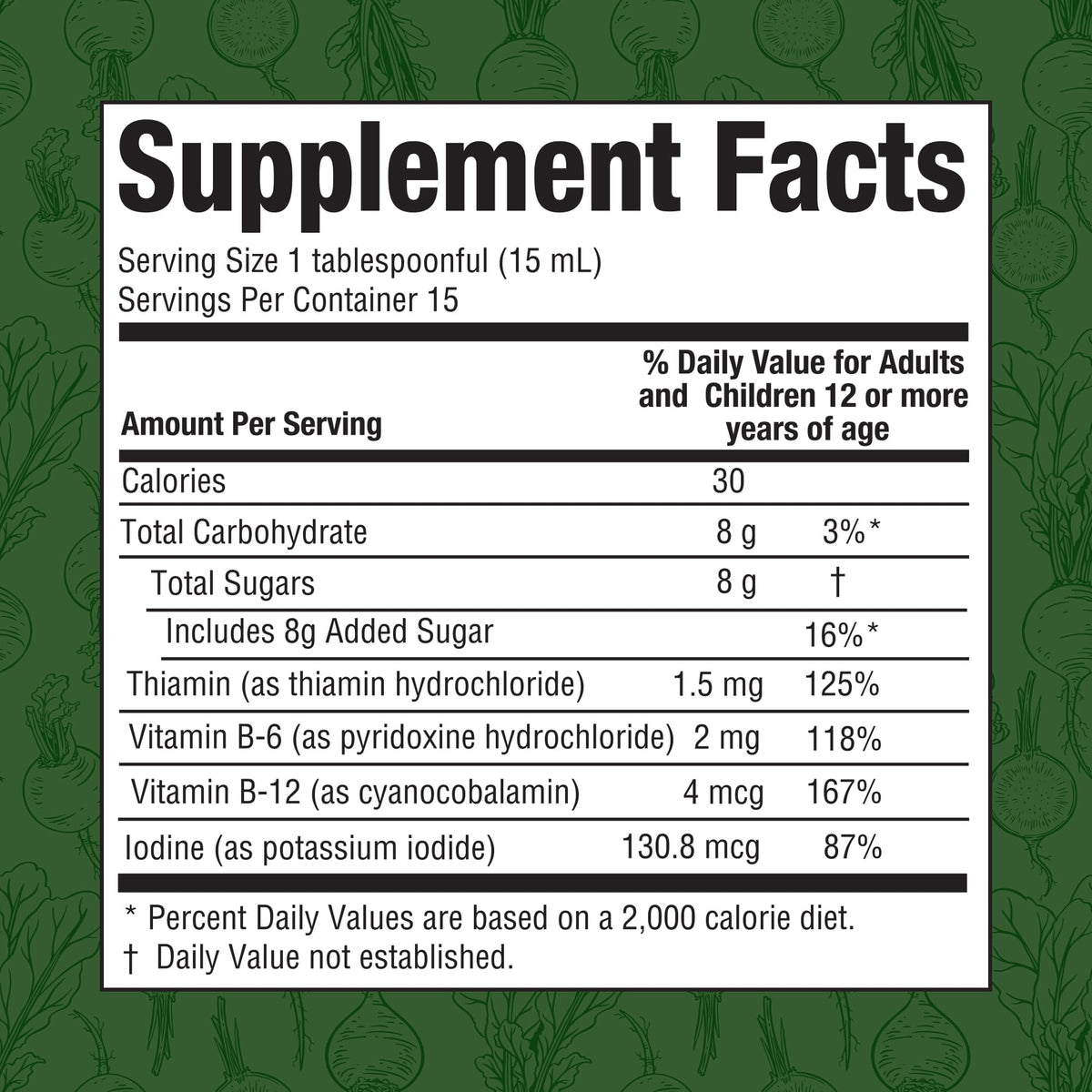 Rabano Yodado Iodine Supplement Liquid - 8 fl oz - image 9