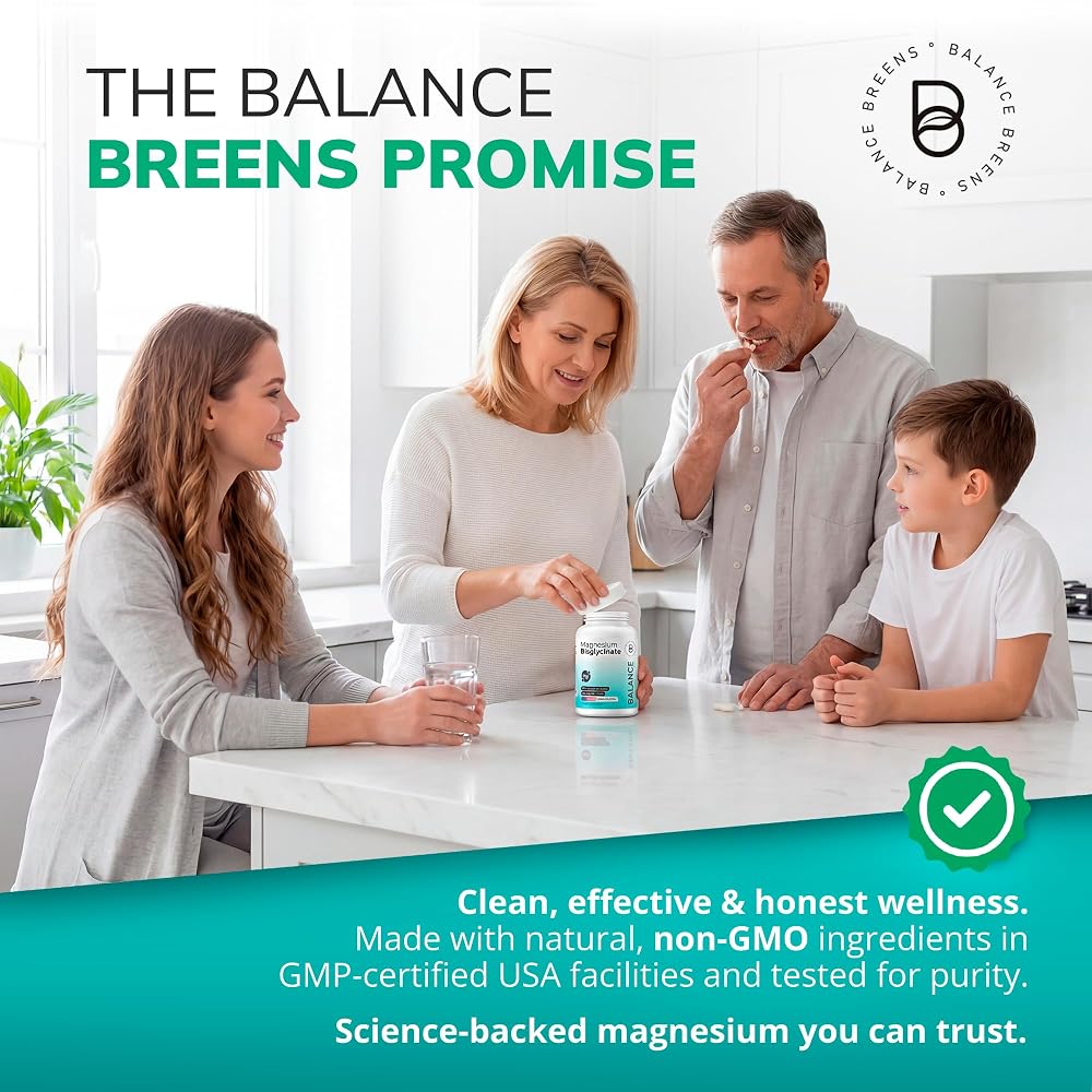 Balancebreens Magnesium Bisglycinate 200mg - 120 Capsules - image 7