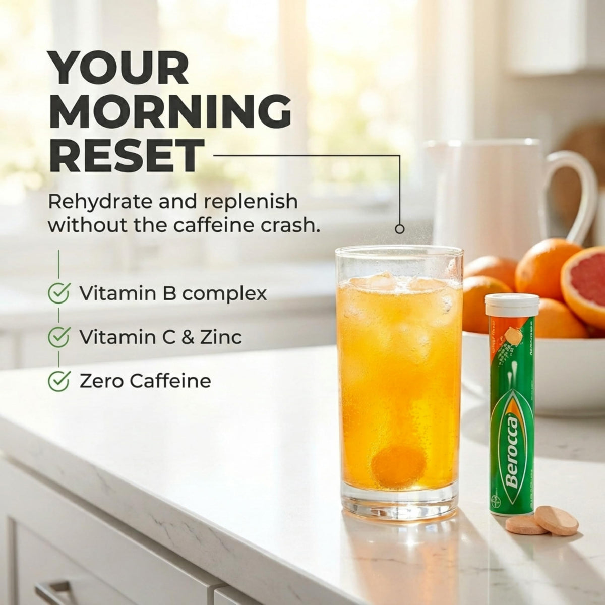 Berocca Performance Effervescent Tablets Energy Support - 60 Count - image 7