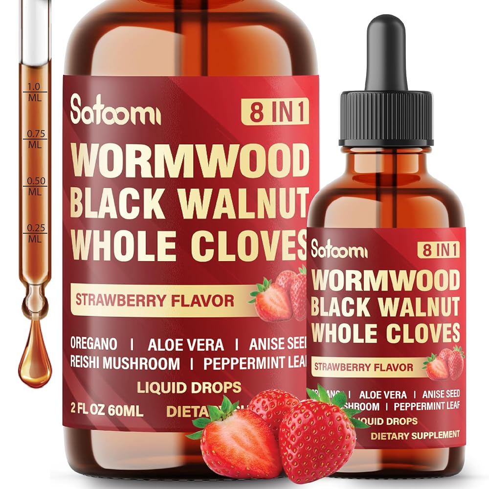 Satoomi Black Walnut Liquid Drops - 7in1 & 8in1 & 13in1