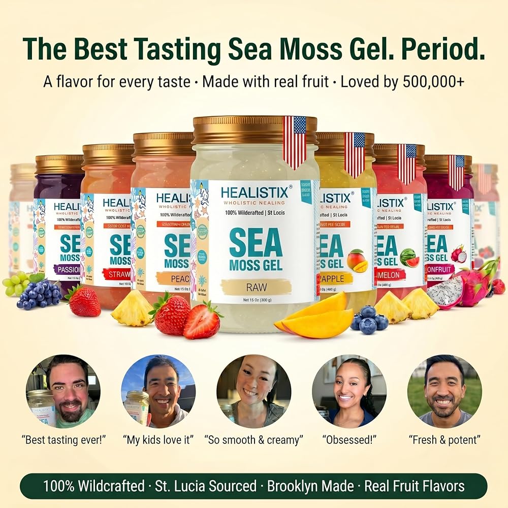 HX HEALISTIX Healistix Raw Sea Moss Gel - 16 Oz - image 7