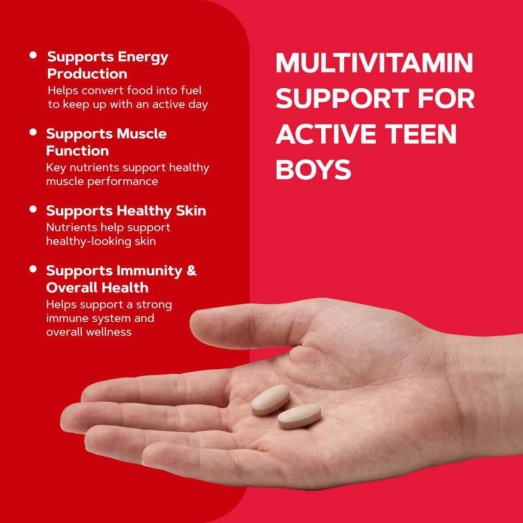 GNC Milestones Teen Multivitamin for Boys 12-17 - 240 Caplets - image 4