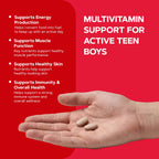GNC Milestones Teen Multivitamin for Boys 12-17 - 240 Caplets - image 4