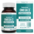 Triquetra Health SoActive Omega 3 EPA & DHA Supplement - 60 Capsules