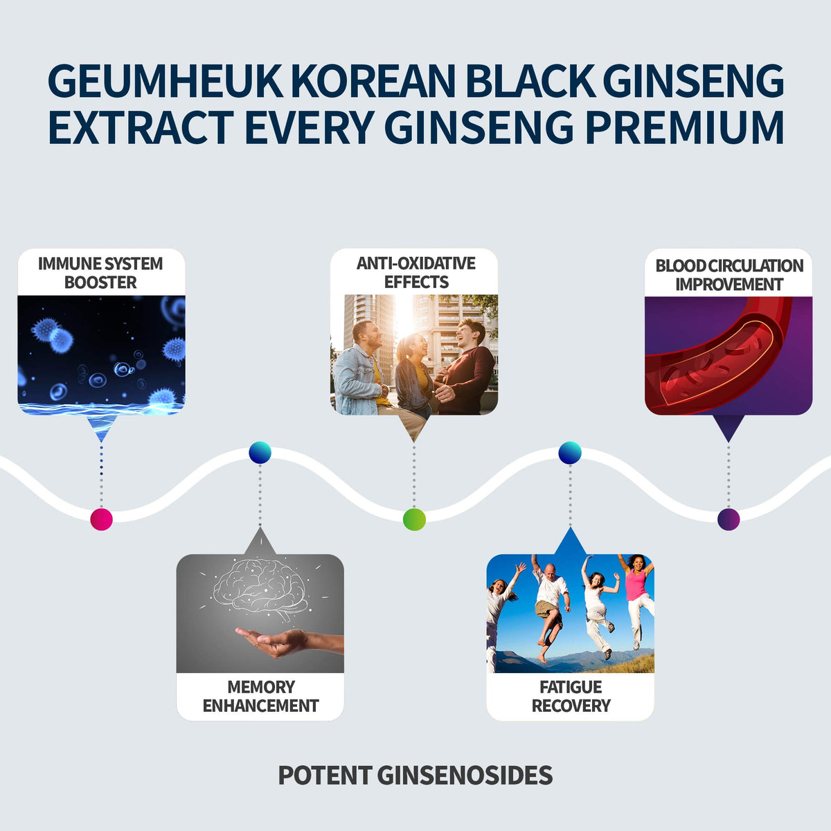 GeumHeuk Korean Black Ginseng Extract EveryGin - 30 Pouches - image 4