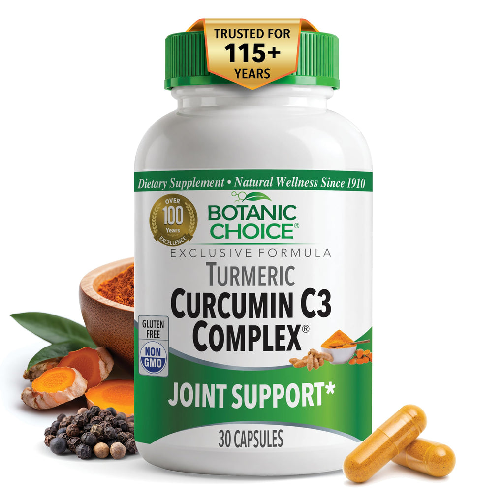 Botanic Choice Curcumin C3 Complex with BioPerine - 30 Capsules