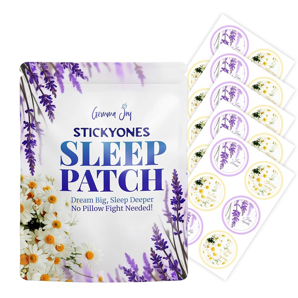 Gemma Joy StickyOnes Sleep Patches for Adults, Melatonin-Free - 30 Count