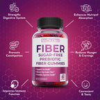 Atlantis Nutrition Sugar Free Fiber Gummies for Digestive Health - 120 Gummies - image 6