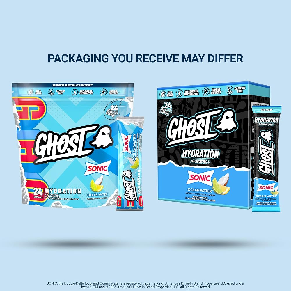 GHOST Hydration Tub & Sticks, Electrolyte Powder