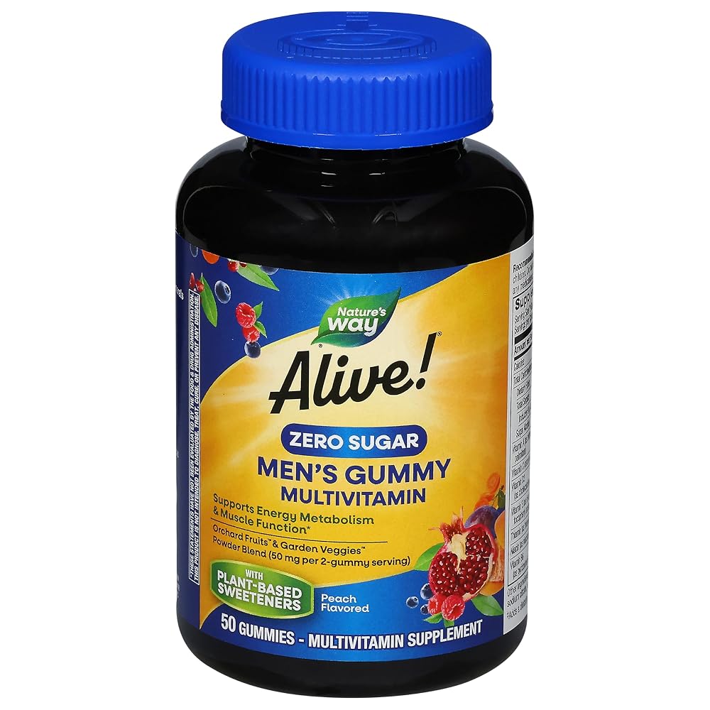 Nature's Way Alive Zero Sugar Men's Gummy Multi - 50 Count