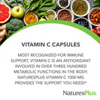 NaturesPlus Vitamin C 1000 mg - 90 Capsules - image 3