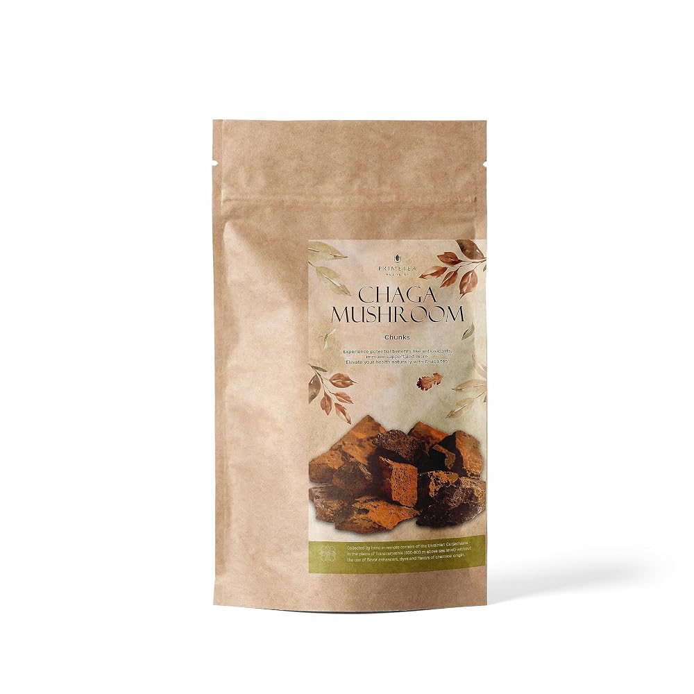 Prime Tea Organic Chaga Mushroom Chunks - 8 oz