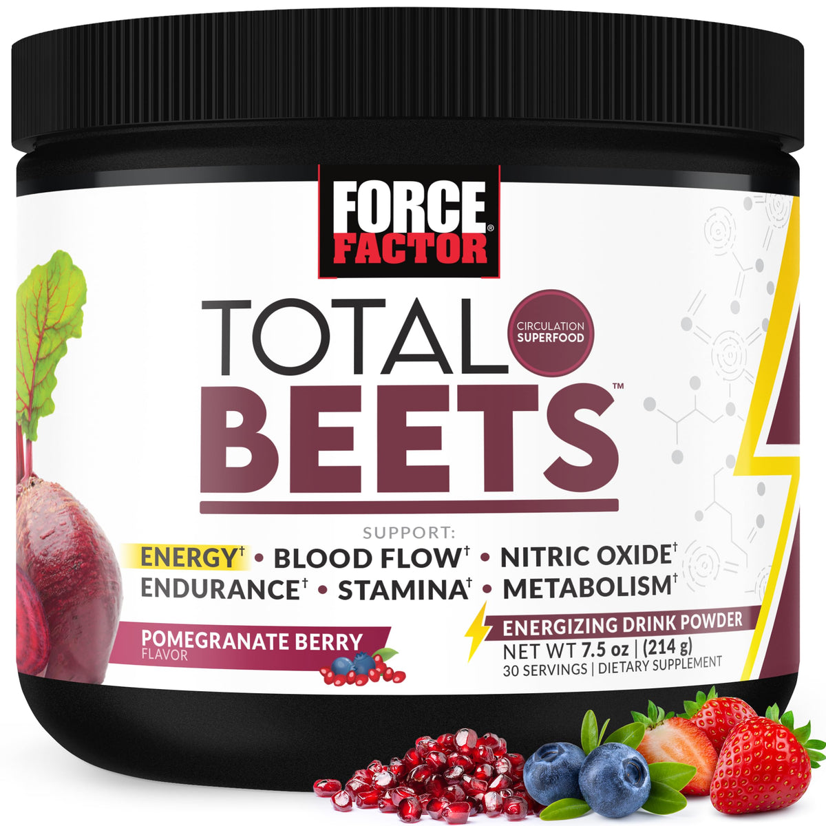 Force Factor Total Beets Energy Drink Mix