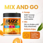 Morning Buzz Energy Drink Powder - Energy Boost Drink Mix
