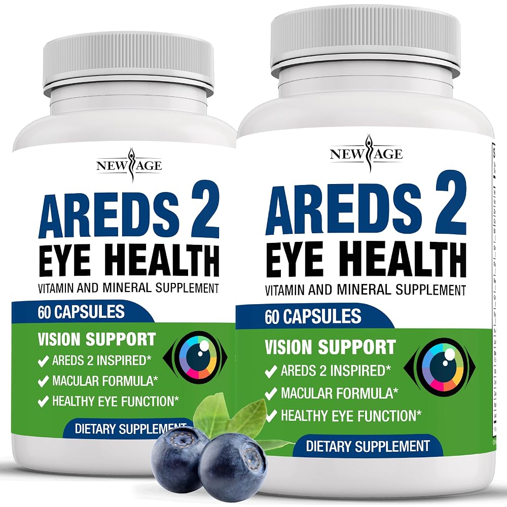 NEW AGE AREDS 2 Eye Vitamin with Lutein & Zeaxanthin - 120 Capsules
