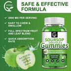 GORNVB Organic Soursop Graviola Gummies