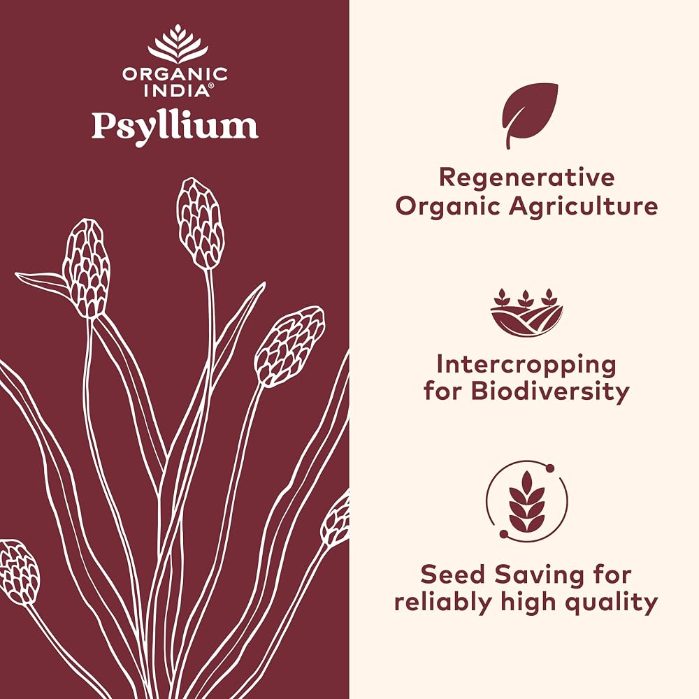 ORGANIC INDIA Psyllium Herbal Powder - Whole Husk Fiber - image 4