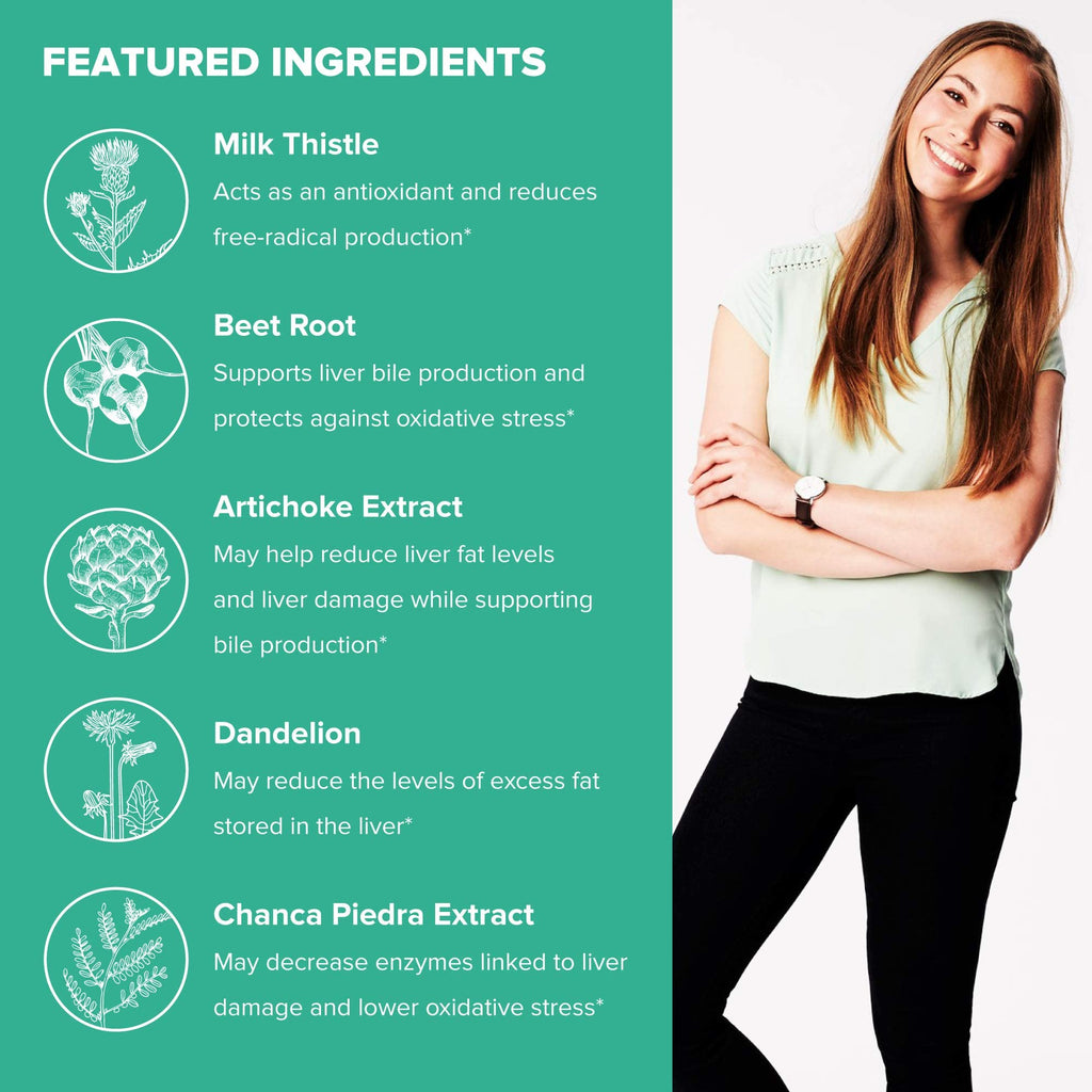 Lumen Naturals Liver Support Supplement - 60 Vegetarian Capsules - image 2