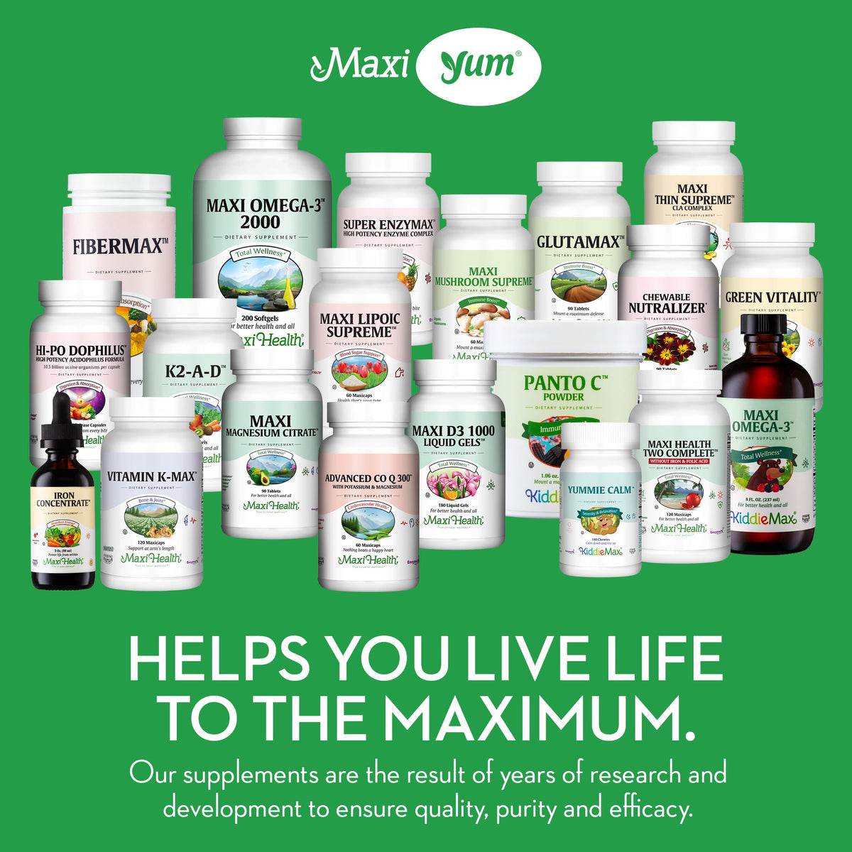 Maxi Health Vitamin C Gummies with Zinc - 60 Gummies - image 7