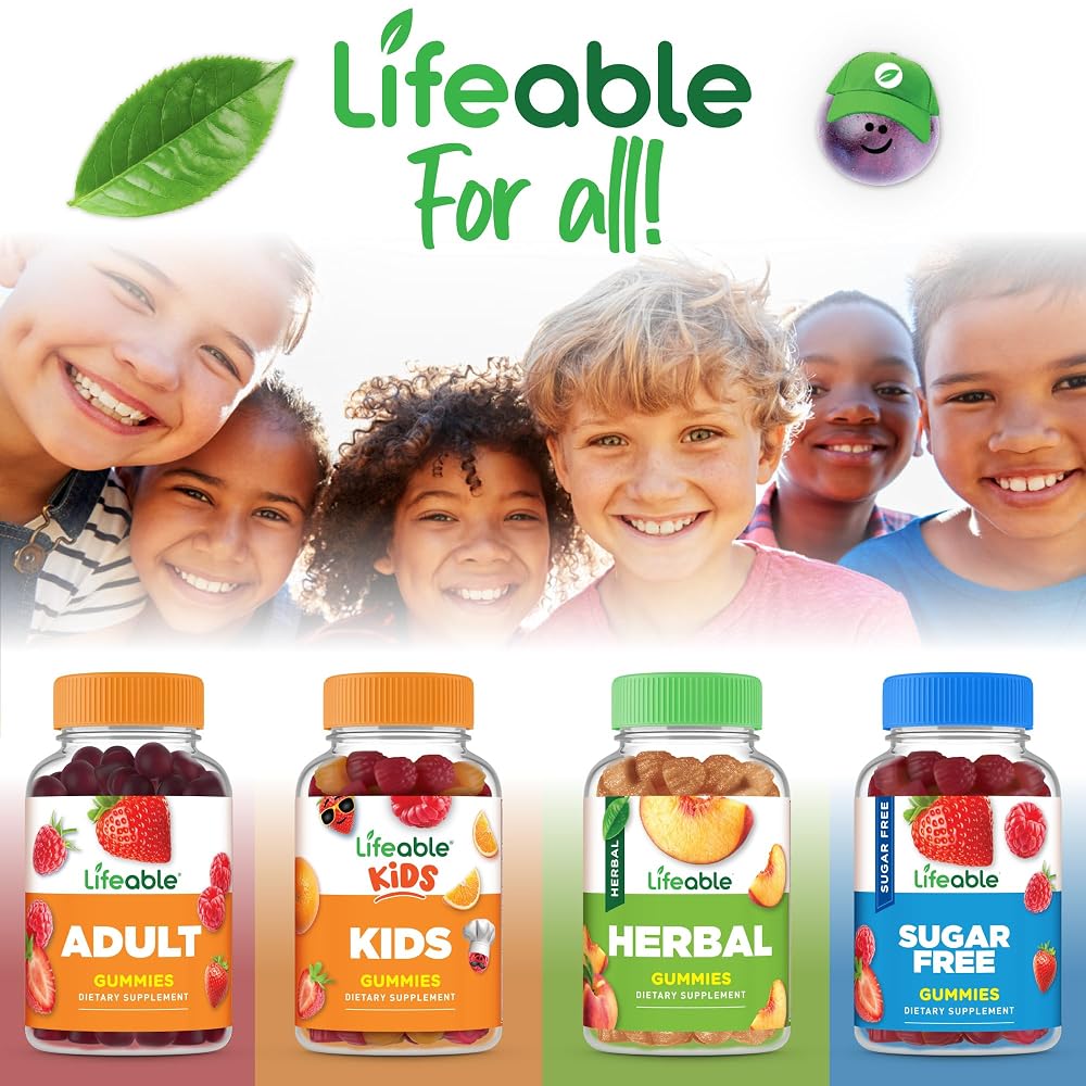 Lifeable Vitamin B12 1000 mcg Vegan Gummies for Kids - 90 Count - image 9