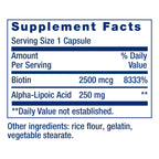 Life Extension Alpha-Lipoic Acid with Biotin - 60 Capsules - image 3