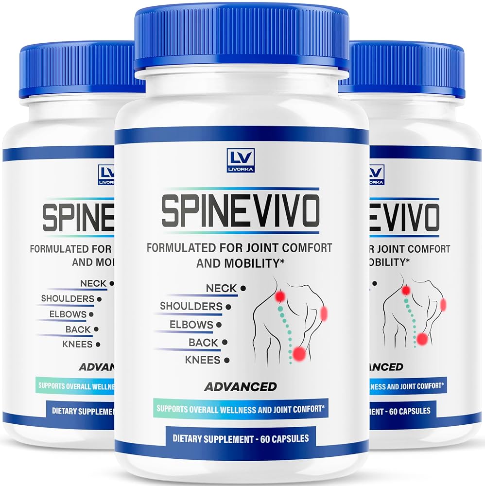LIVORKA Spine Vivo Plus Capsules Advanced Formula - 180 Capsules