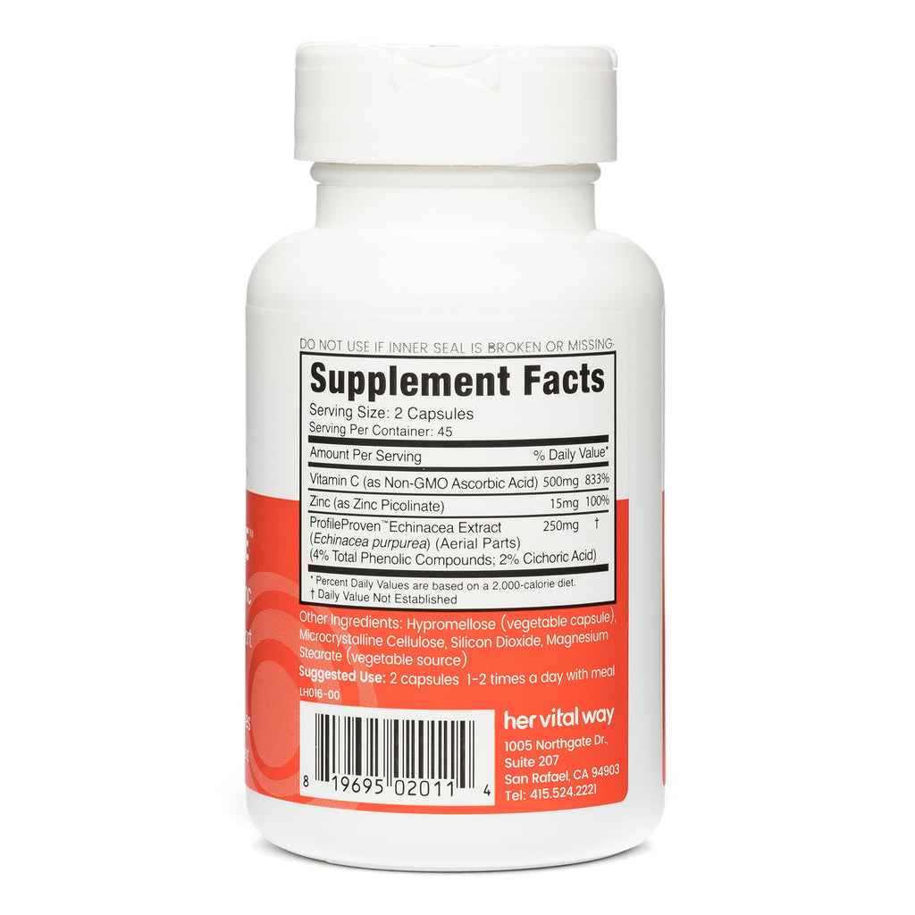 her vital way Our Defense Immune Support - Echinacea, Vitamin C, Zinc - image 2