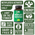Peak Performance Methylated B Complex Multivitamin - 30 Capsules - image 3
