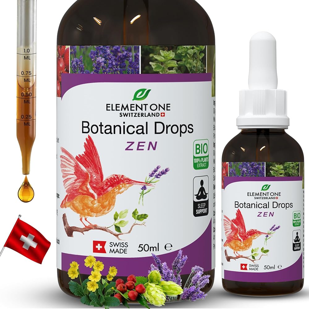 element one Botanical Zen Drops Natural Stress Relief - 50 ml