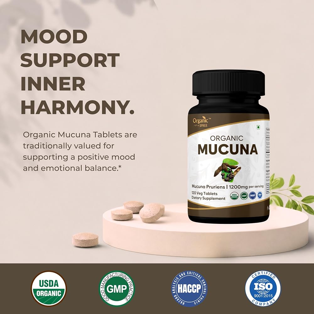 ORGANIC SPREE MUCUNA 120 Tablets