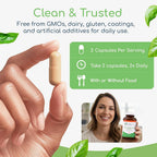 Return Healthy Microbiome Balance 350mg Monolaurin - 120 Capsules - image 7
