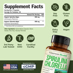 Vimerson Health Organic Spirulina Chlorella Capsules - 60 Count - image 3