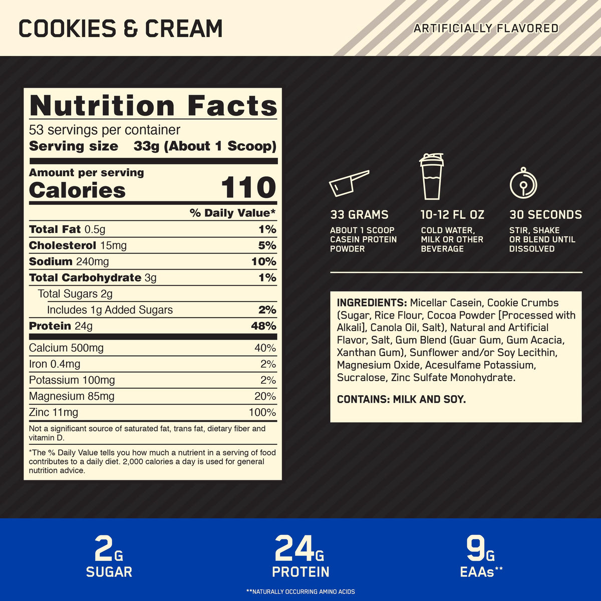 Optimum Nutrition Gold Standard Casein