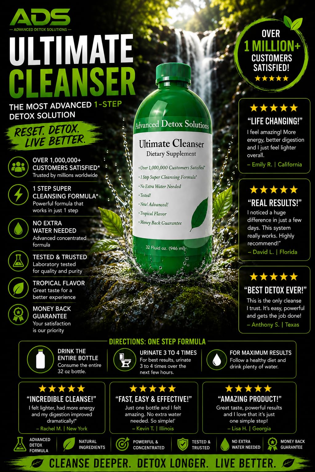 Advanced Detox Solutions Ultimate Cleanser - 32 Fl Oz - image 2
