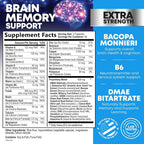 Nature's Nutrition Brain Memory Supplement Pills - 3X Strength - image 5