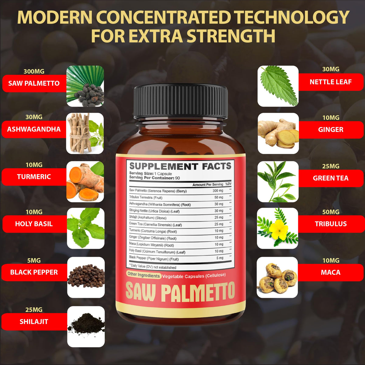agobi Premium Saw Palmetto Capsules