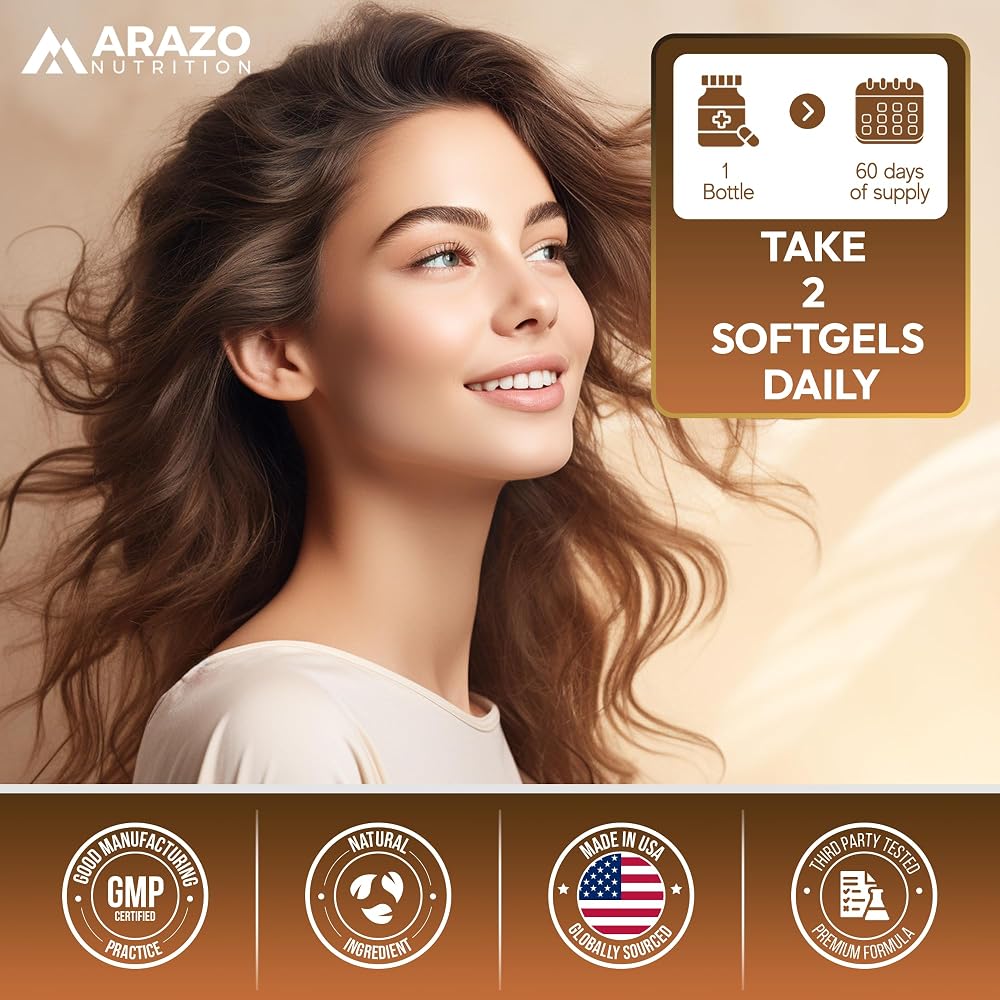 Arazo Nutrition Organic Coconut Oil 2000 MG - 120 Softgels - image 6
