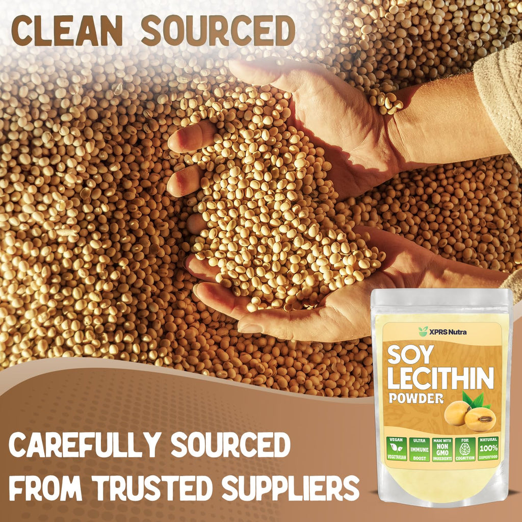 XPRS Nutra Soy Lecithin Granules or Powder - Non GMO - Lecitina de