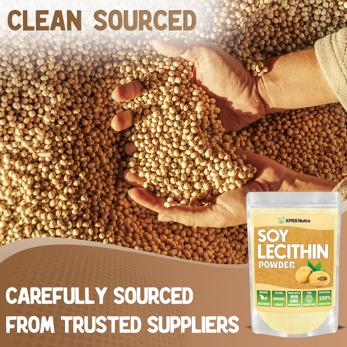 XPRS Nutra Soy Lecithin Granules or Powder - Non GMO - Lecitina de
