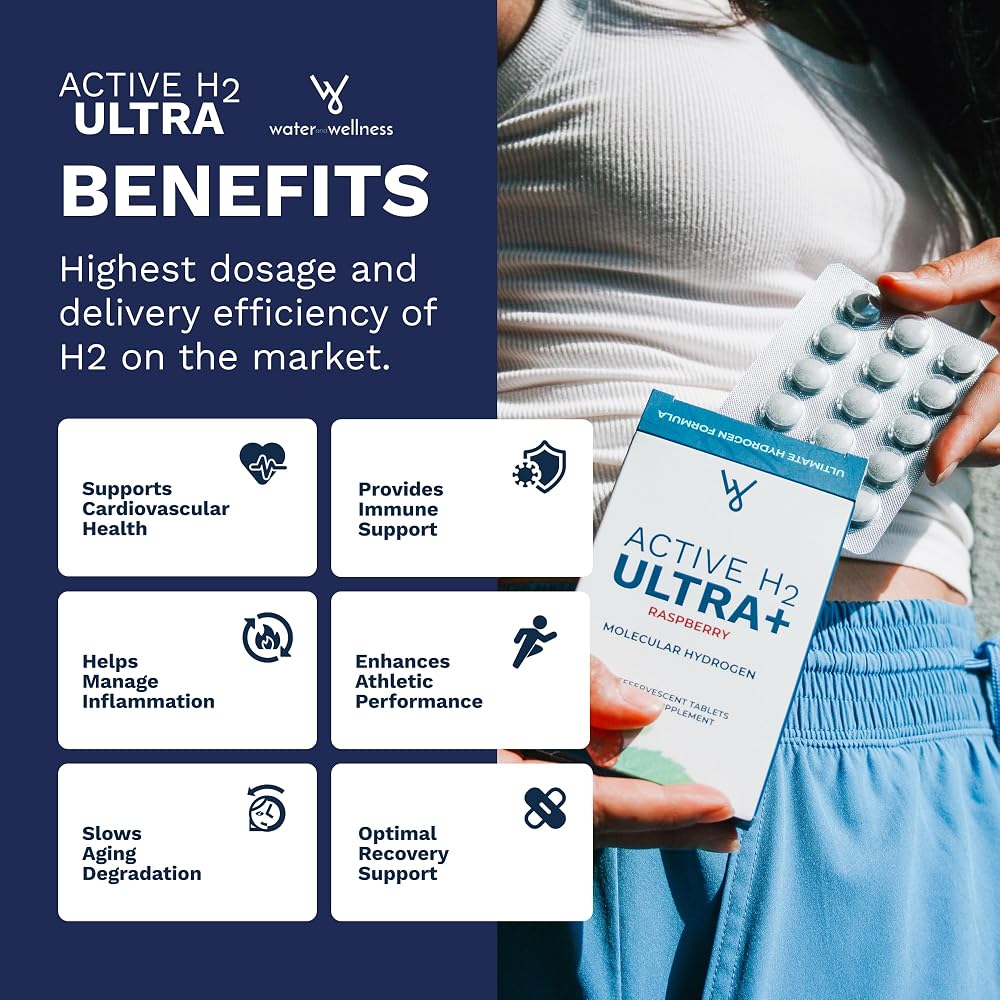 Purative Active H2 Ultra+ Hydrogen Water Tablet, Raspberry - 30 Tablets - image 4