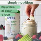 Simply Tera's Organic Whey Protein Powder Bourbon Vanilla - 12 Oz - image 3