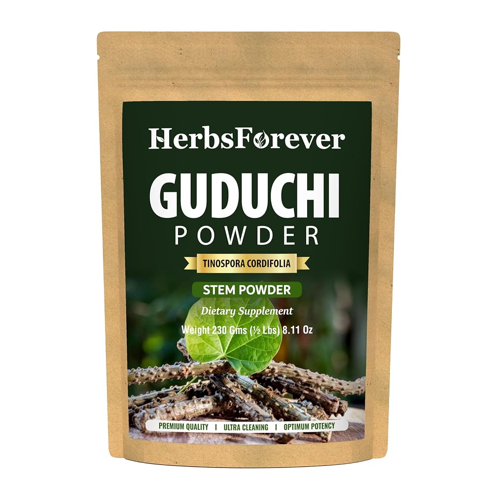 Herbsforever Guduchi Powder Tinospora Cordifolia - 230g