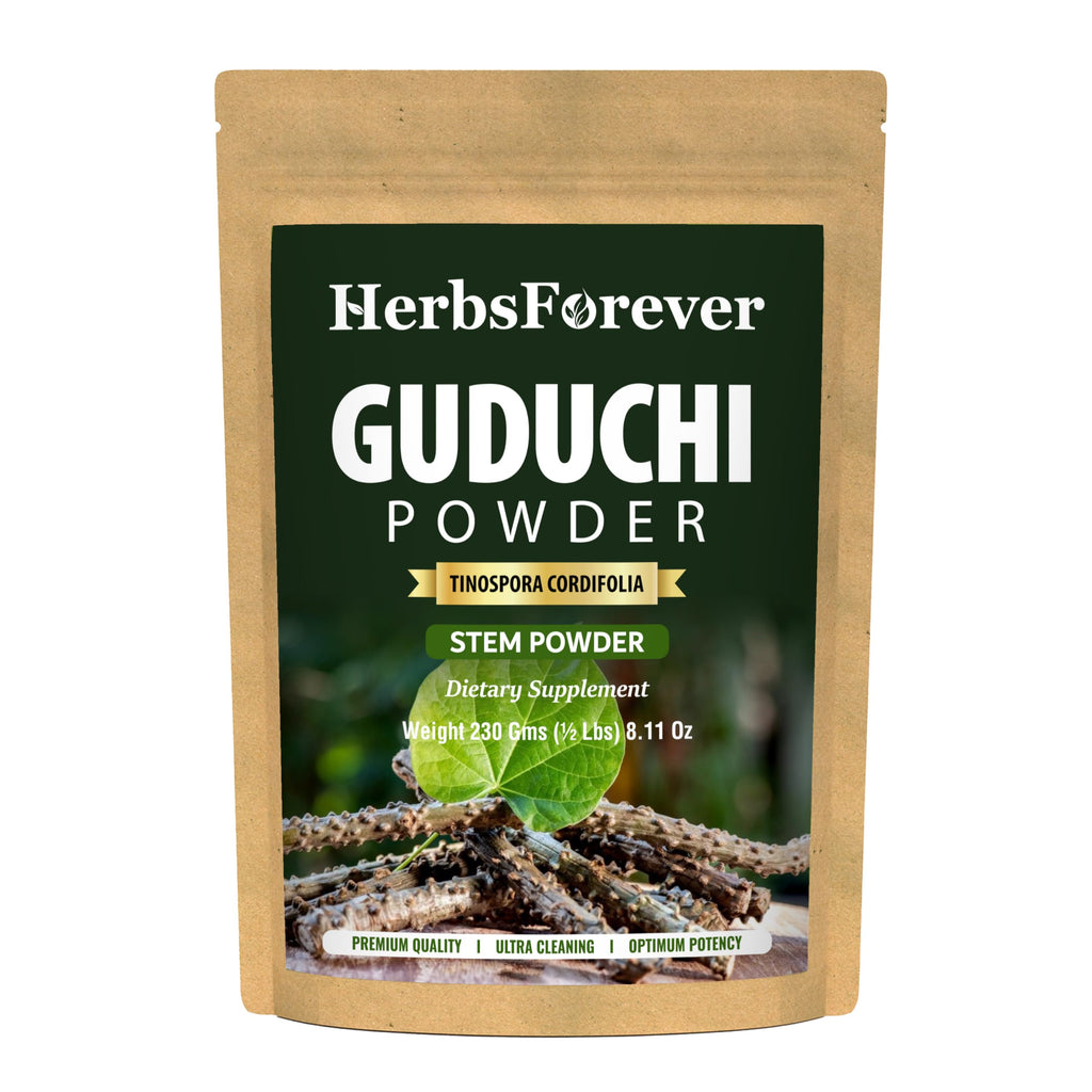 Herbsforever Guduchi Powder Tinospora Cordifolia - 230g
