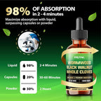 MILIVOL Wormwood Liquid Drops with Black Walnut & Herbs - 2 Fl Oz - image 7