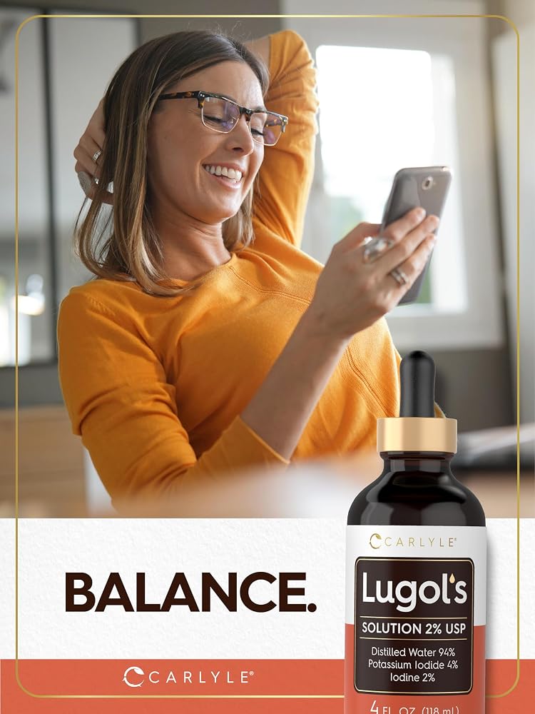 Carlyle Lugol's Iodine 2% Liquid - 4 fl oz - image 7