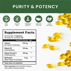 Whole Nature Vitamin K2 D3 Supplement with BioPerine - 60 Vegan Capsules - image 5